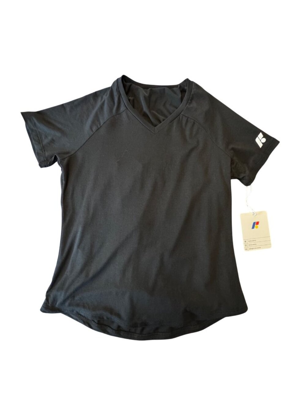 FORME Black Core V Posture Correcting T-Shirt Womens S Onyx V-Neck Top Tee NWT